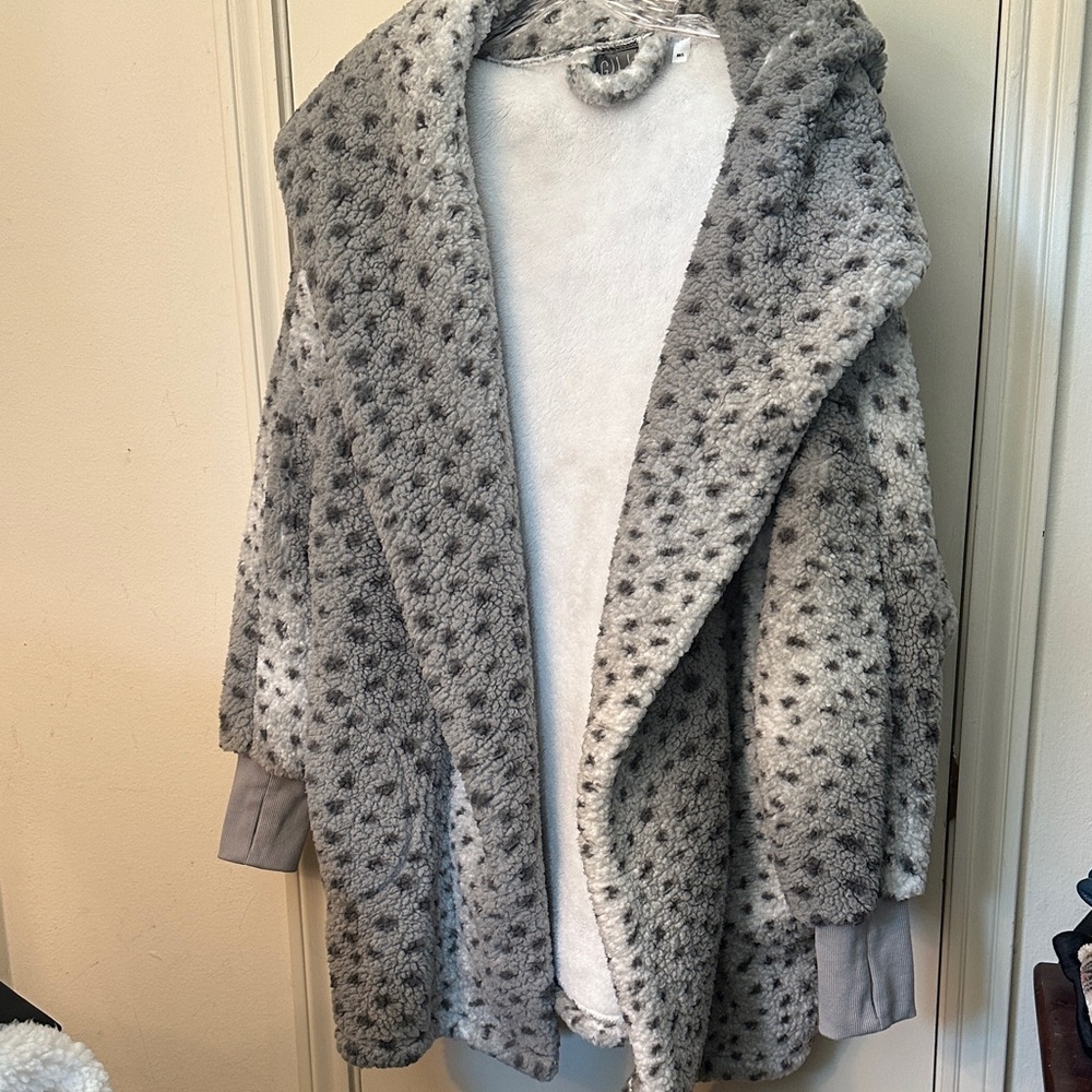 G.I.L.I. Speckled Gray Teddy Jacket